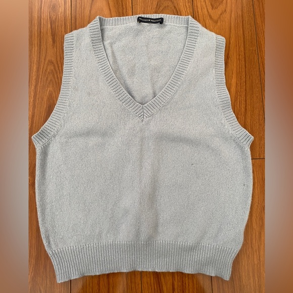 Brandy Melville Sweaters - Baby Blue Brandy Melville Sweater Vest